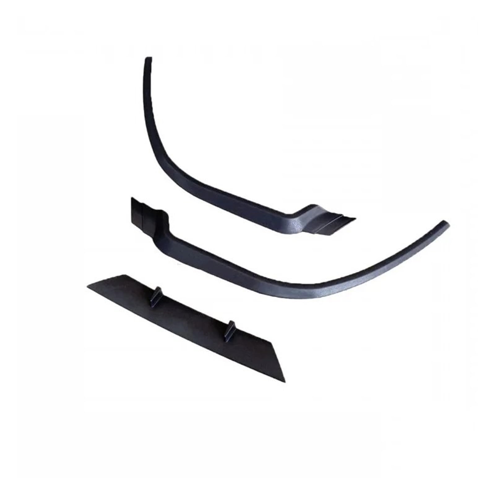 Front Spoiler Lippe Universal 3PCs Für Mini Für Cooper Für Cupra R Frontschürze Lip Diffusor Schwarz Stoßstange Lip Spoiler Körper Kit Tuning Protector Auto-Frontspoiler von HONGYISM