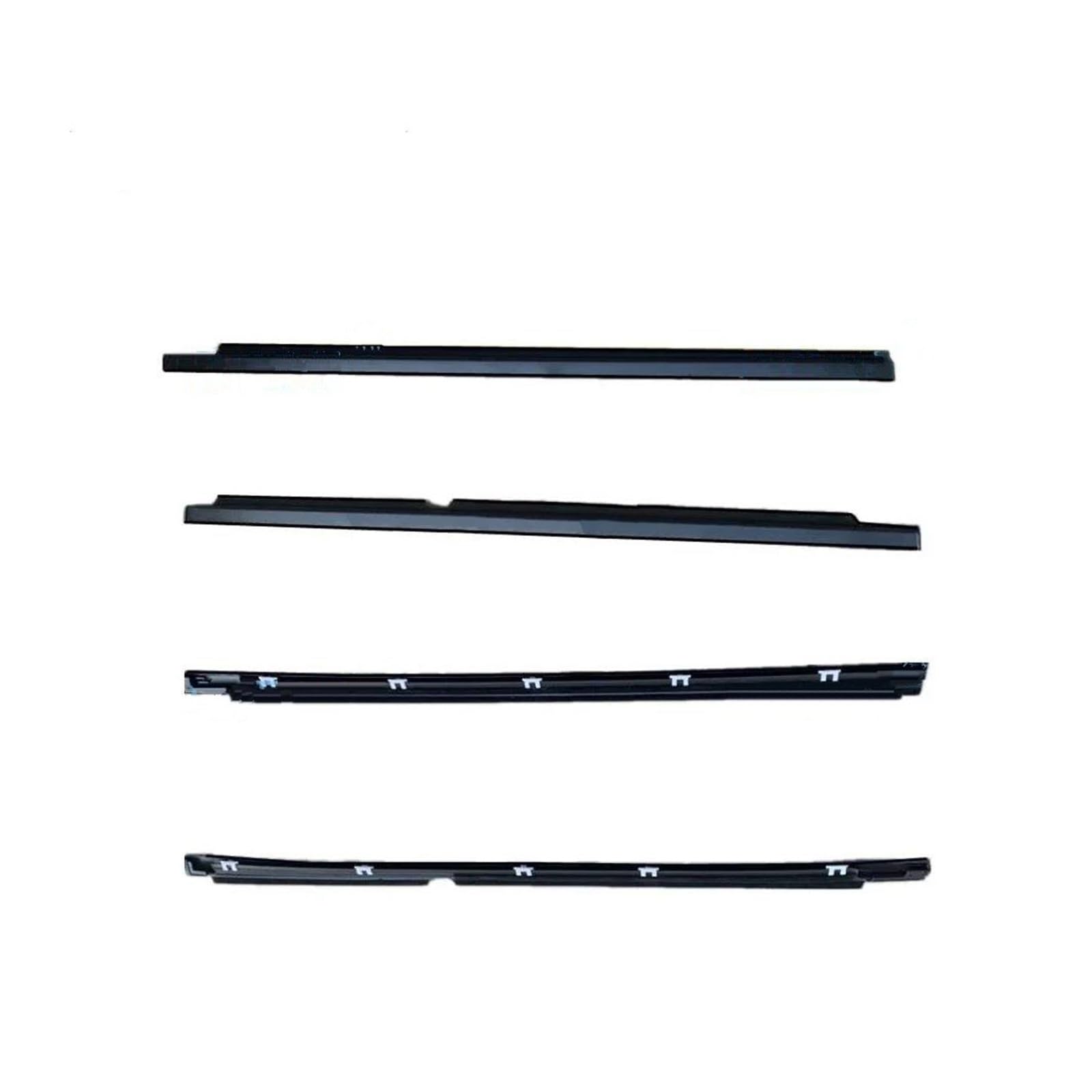 Window Weatherstrip 4 Stück Für Montero Für Pajero 2nd V20 MB669117 1989-1995 1996 1997 1998 1999 Abdichtung Gummi Fenster Glas Gummi Außerhalb 5 Tür Glas Schützen Fensterdichtungen von HONGYISM