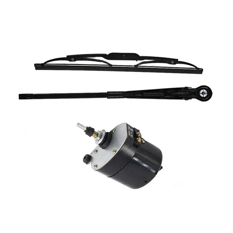 Wischermotor 12V Universal Für Angeln Für Boot Für Caravan Scheibenwischermotor MitArm Und Klinge 01287358 7731000001 0390506510 Geeignet Scheibenwischermotor(Wiper and Motor) von HONGYISM