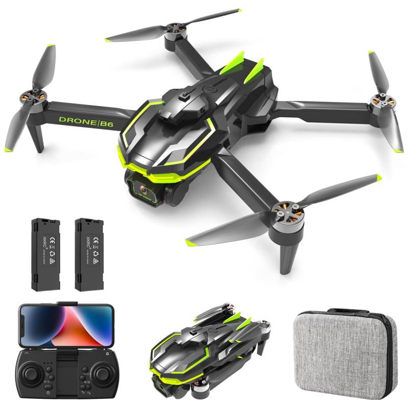 Drohne mit Kamera 1080P für Kinder und Erwachsene mit Bürstenlose Motor, Faltbar Quadcopter mit WiFi Übertragung, 35 mins Lange Flugzeit, Anfänger Drohne Spielzeug Geschenke für Jungen Mädchen von HONIVON