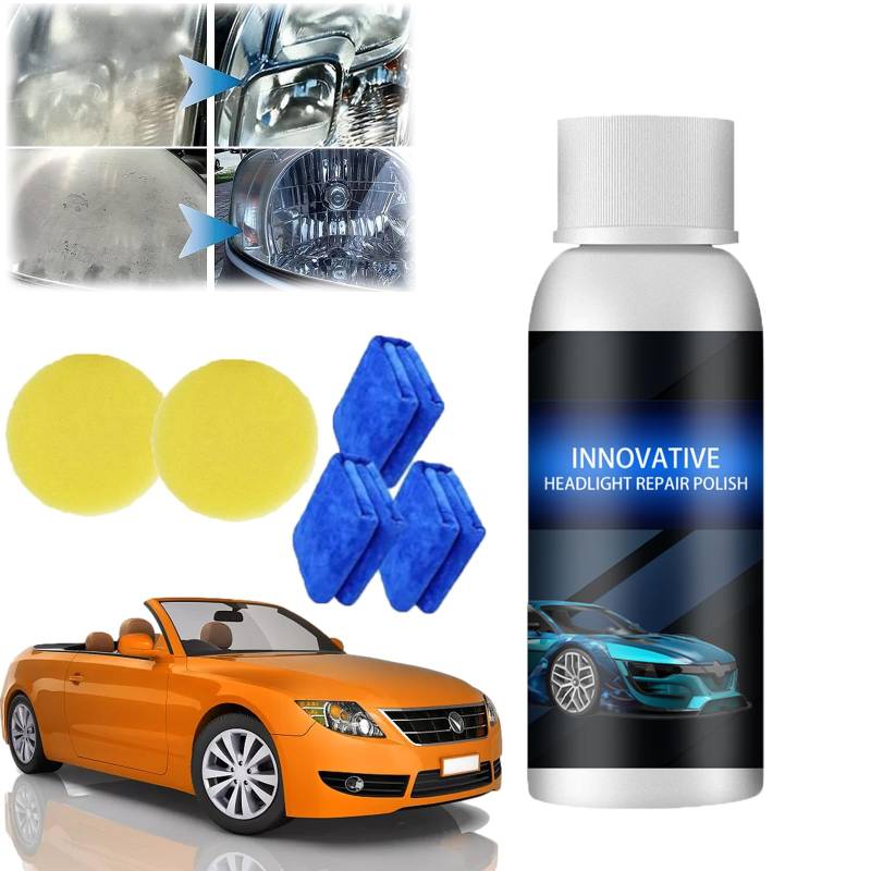 HOPASRISEE Reparatur Flüssigkeit Für Autoscheinwerfer, Reparatur- Flüssigkeit Für Autoscheinwerfer, Car Headlight Repair Fluid, Powerful Advance Headlight Repair Agent (1PC, 50ML) von HOPASRISEE