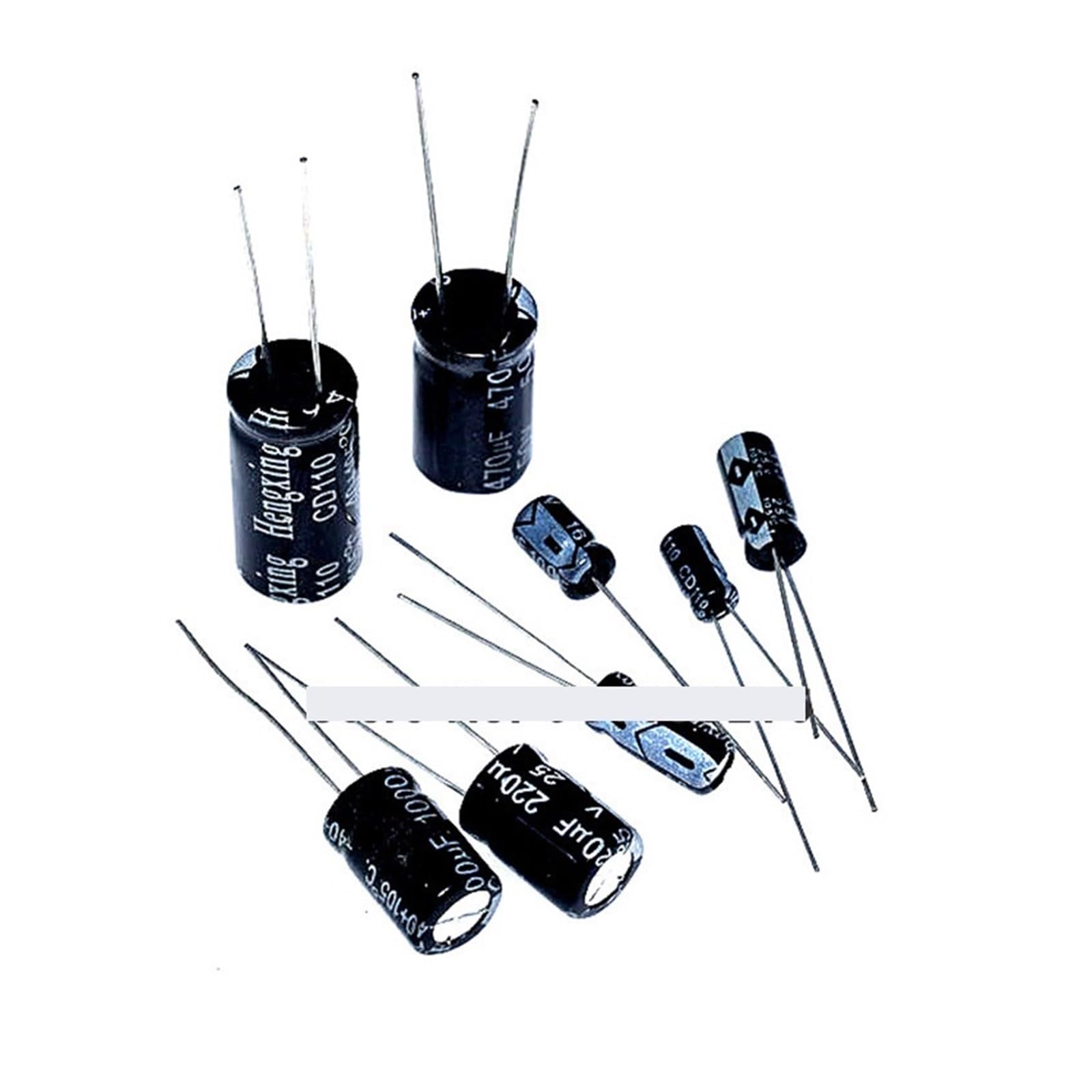 HOROJDTH Aluminum electrolytic Capacitor 10V 16V 25V 35V 470UF 100UF 220UF 330UF 470UF 680UF 1000UF 47UF 1500UF 10UF 22UF 0.47UF 2200UF (450V 100UF 5PCS) von HOROJDTH