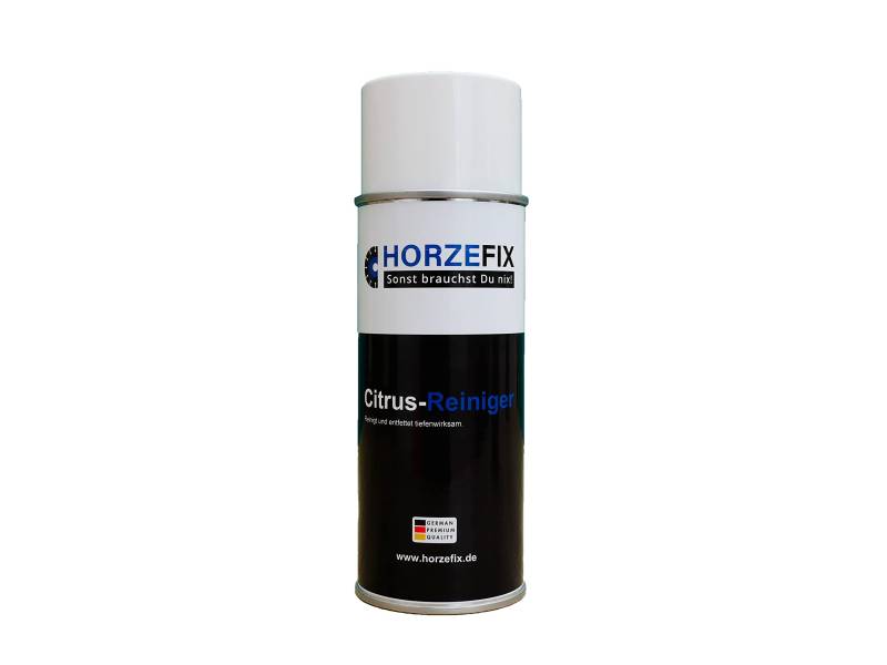 HORZEFIX Citrus Reiniger Spray 400 ml Allzweckreiniger entfernt Fett/Öl/Klebstoffreste von HORZEFIX