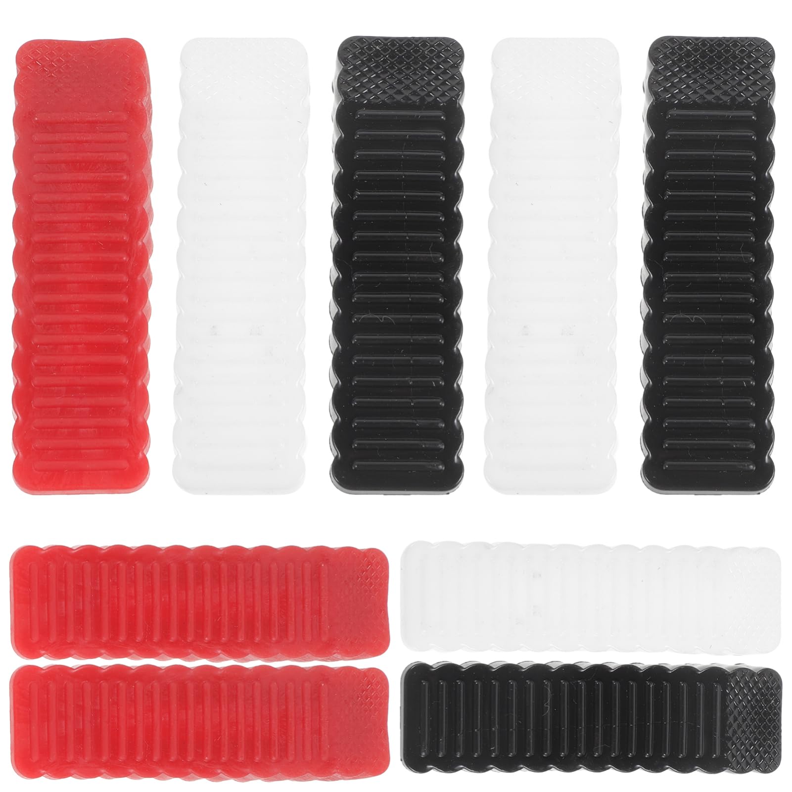 HOUDERCO 9St Türstopper aus Gummi Schwarz Auto Griffe Ausschluss Stopper für Türscharniere kinderschutz gehoerschutz door wedge Durchschlagsfreier Türkeil nicht kratzender Türstopper von HOUDERCO