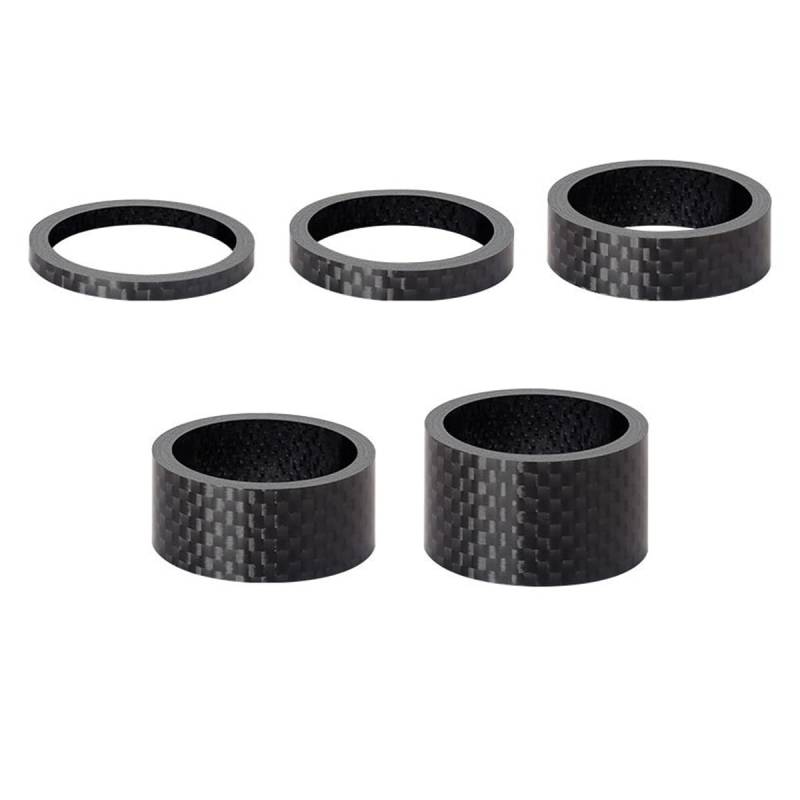 HOUSON 5PCS Fahrrad Ahead Vorbau Spacer, Fahrrad Lenker Spacer Bike Headset Spacers Abstandshalter Vorbau Distanzringe 3mm/5mm/10mm/15mm/20mm von HOUSON