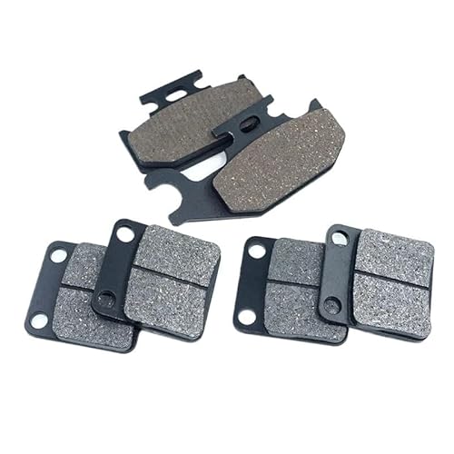 For 450 4WD YFM45FX 2008-2010 Grizzly 450 4WD YFM45FG 2007-2008 ATV Vordere hintere Bremsbeläge Kit Set YFM45(Front Rear Pads) von HOVUPN