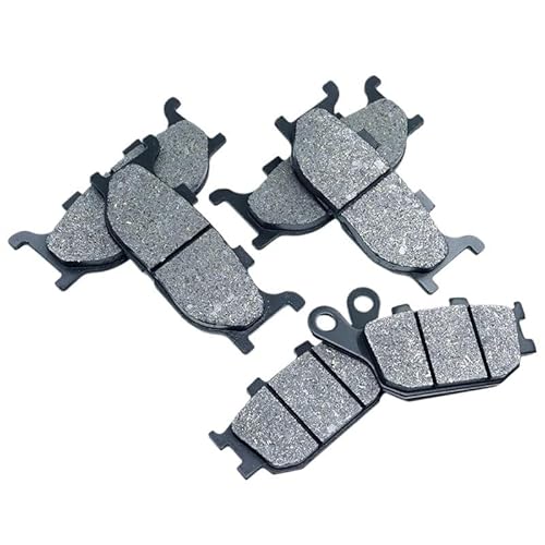 For FZ6 for 2004-2017 FZ6S 2005-2006 XJ6S 2013-2015 FZ6N 2006 Vorderbremsbeläge Heckbremse Schuh(Front Rear Brake Pad) von HOVUPN