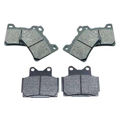 For FZR400 FZR 400 1986-1989 RD500LC RD 500 LC 1984-1985 Motorrad vordere Heckbremsbeläge Kit Set Teile(Front Rear Pads) von HOVUPN