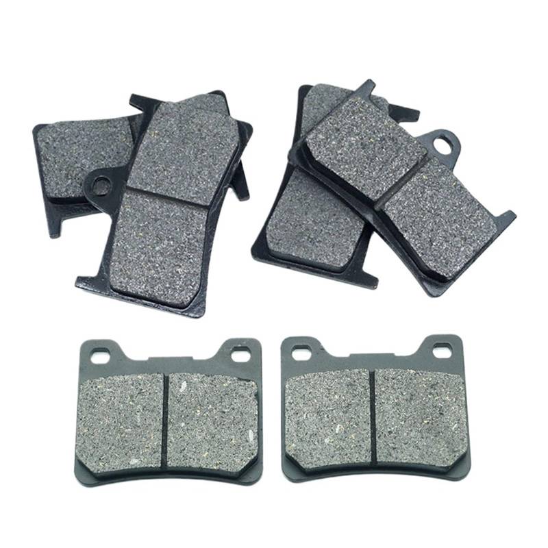 For YZF600 Thundercat 1998-2000 YZF600R 1997-2007 BT1100 Bulldog 2002-2008 XJR1300 SP 2001 Vordere Heckbremsbeläge Set Kit Kit(Front Rear Pads) von HOVUPN