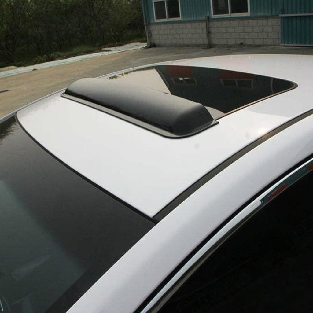 HOWENG Auto Schiebedach Windabweiser,für Audi A7 2000-2023 Schiebedach Luftabweiser Luftabweiser Regenschutz Schild Visiere Spoiler Windabweiser Externes Zubehör,88CM-91CM von HOWENG