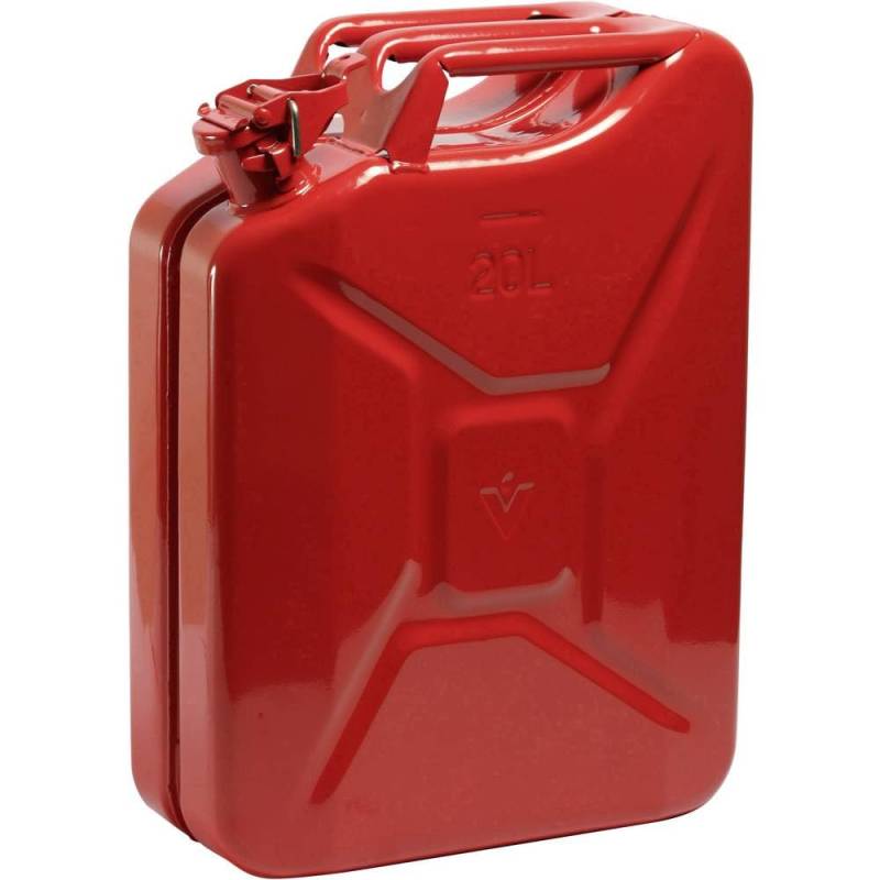 HP-Autozubehör 10129 Stahlblech Kanister 20 Liter, Farbe rot, Marke Valpro von HP Autozubehör