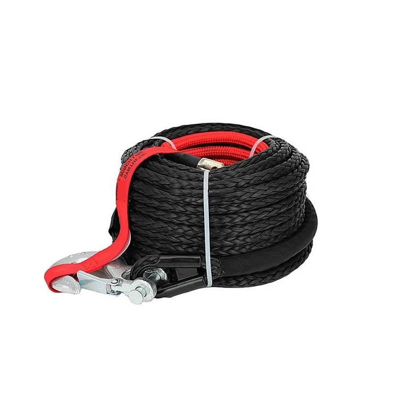 13mm * 25m 12mm * 28m Synthetische Winde Seil Abschleppen Auto 4x4 Off Road anhänger Band Bruchfestigkeit Max 20500LBS for ATV SUV Fahrzeug(12mmX28m) von HPHPH