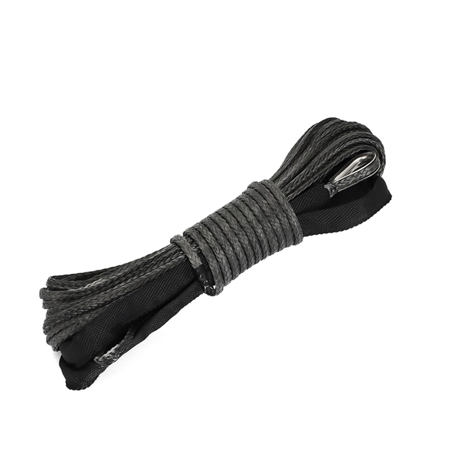 15M 10000LBS Synthetisches Windenseil, Leitungswiederherstellungskabel for Off-Road-Allradfahrzeuge, ATV, UTV, LKW, Boot, SUV, Synthetisches Windenschleppseil(15M Rope) von HPHPH