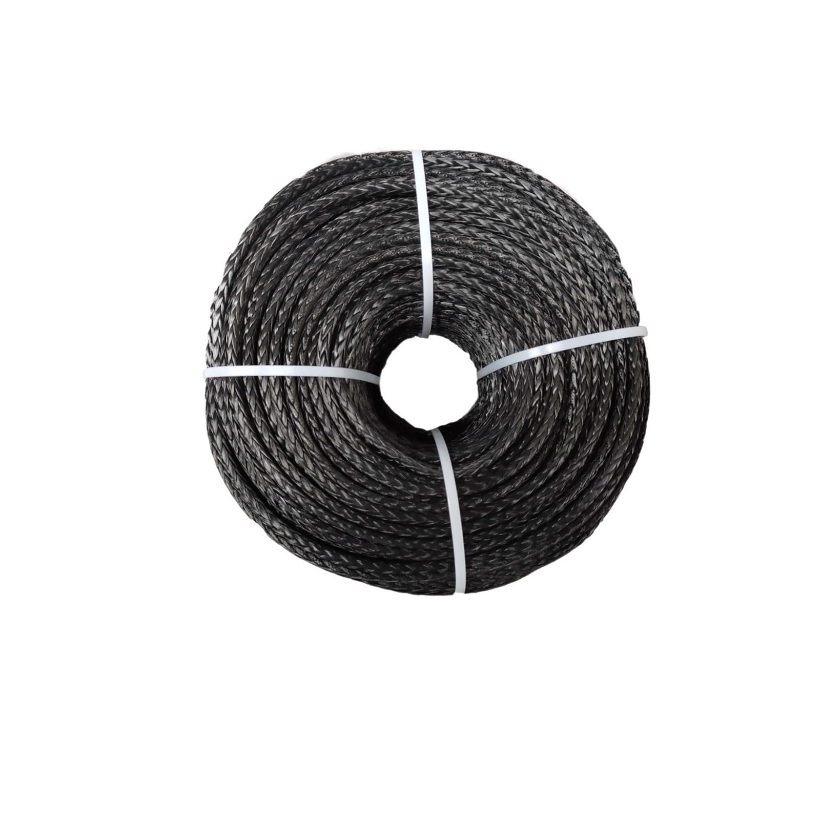 6 mm x 100 m UHMWPE-Faser Synthetisches Winden-Abschleppseil/Kabel for ATV UTV SUV 4X4 4WD Off-Road(Noir) von HPHPH