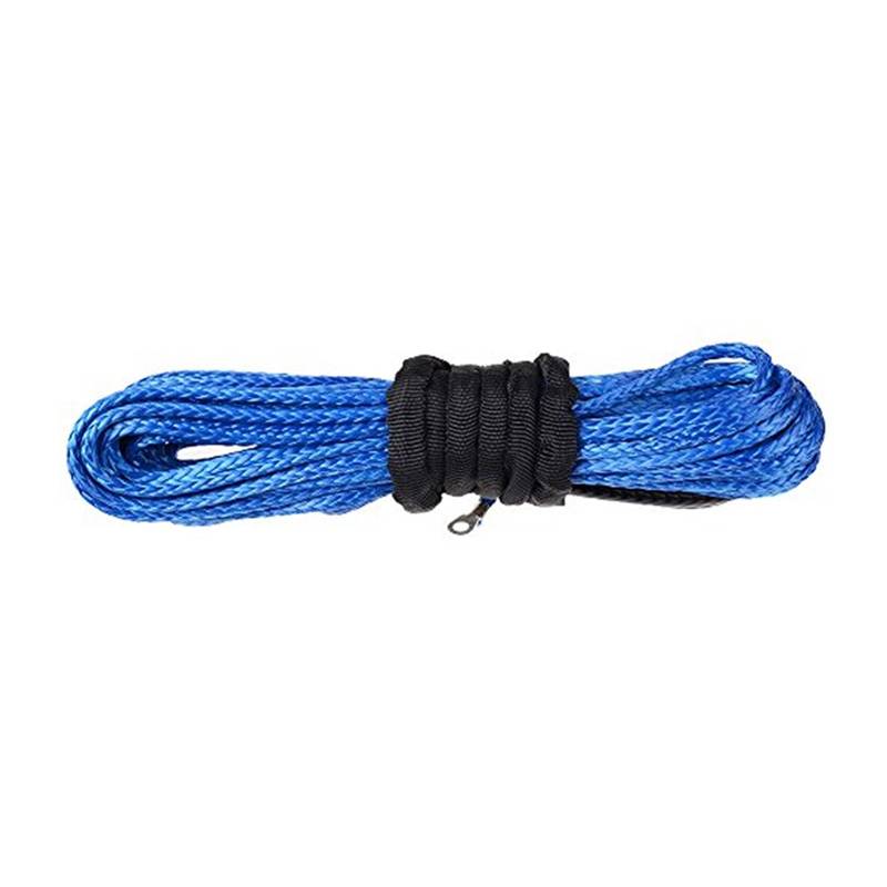 9 mm x 30 m blaues Synthetisches Windenleinen-Kabelseil 17000 LBs mit Mantel (ATV UTV 4X4 4WD Offroad)(Blue) von HPHPH