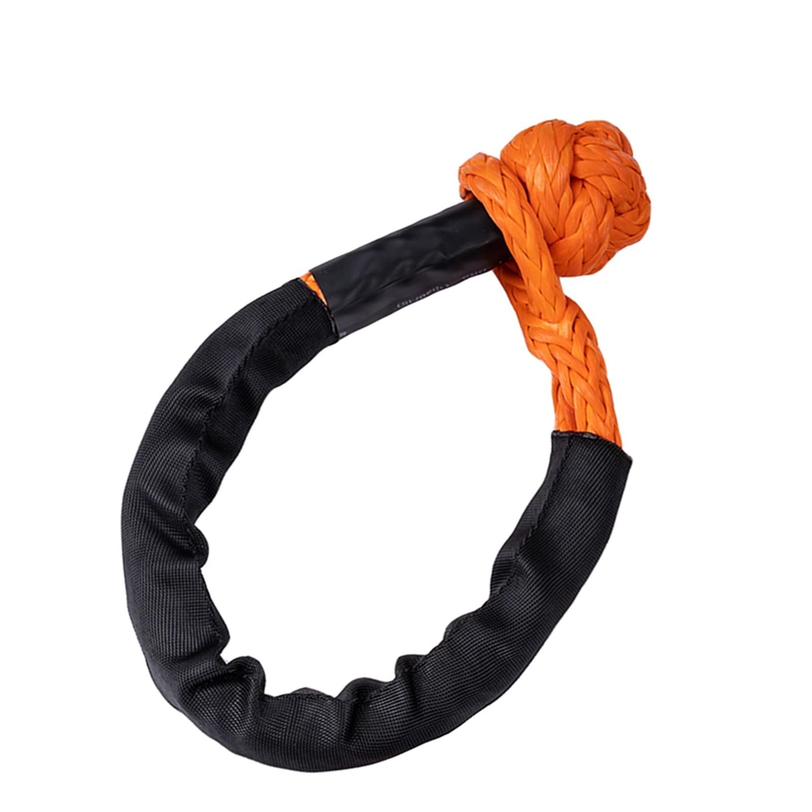 Bester Sport-Softschäkel 12 mm x 60 cm (1 Stück) – 40.000 Pfund. Max. Robustes Erholungsseil mit weichem Schäkel und Ärmeln for SUV-ATV(12mmx60cm orange) von HPHPH