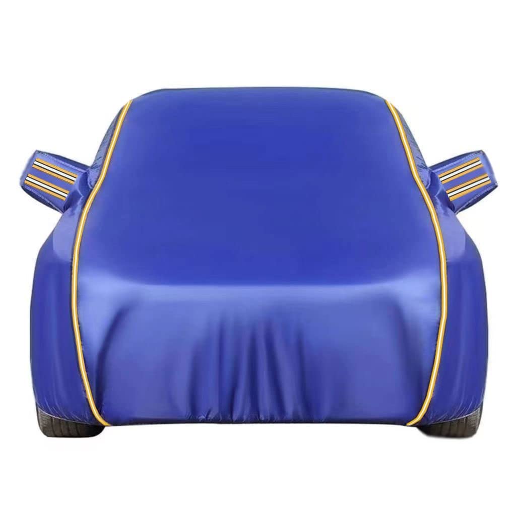 Autoabdeckung für Microcar/MC Cargo, MC2, MGO5, 4 Jahreszeiten, universelle Autoabdeckung, Antikollisions-Autoabdeckung, Sonnencreme, Autoabdeckung, atmungsaktive Autoabdeckung (Color : Blue, Size von HPJDJXB