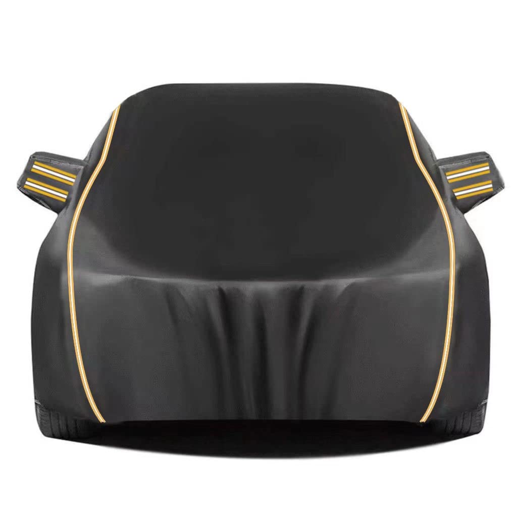 Car-Cover für Mini Clubman R55 F54 Countryman R60 F60 Paceman R61 | Outdoor-Garage Autoabdeckung schneesichere Autoabdeckung staubdichte Auto-Vollabdeckung (Color : Black, Size : Clubman R55) von HPJDJXB