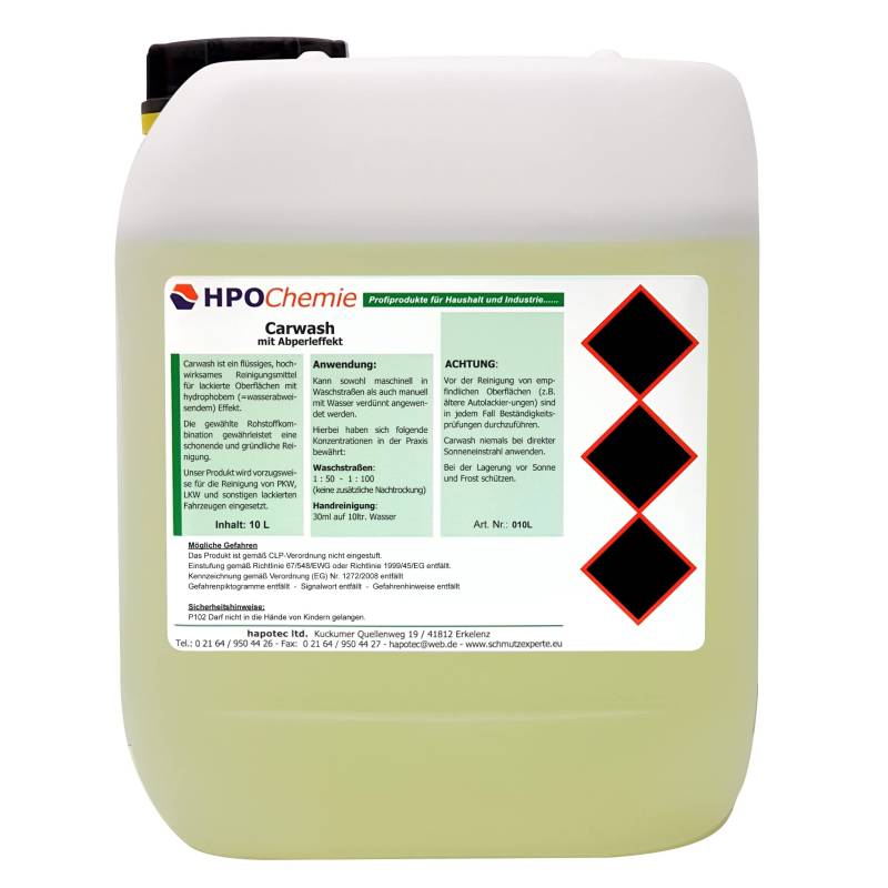 HPOChemie Autoshampoo mit Abperleffekt 5ltr. von HPOChemie