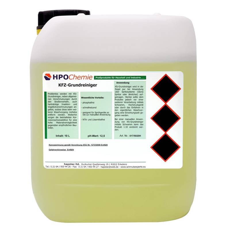 HPOChemie KFZ-Grundreiniger 10ltr. von HPOChemie