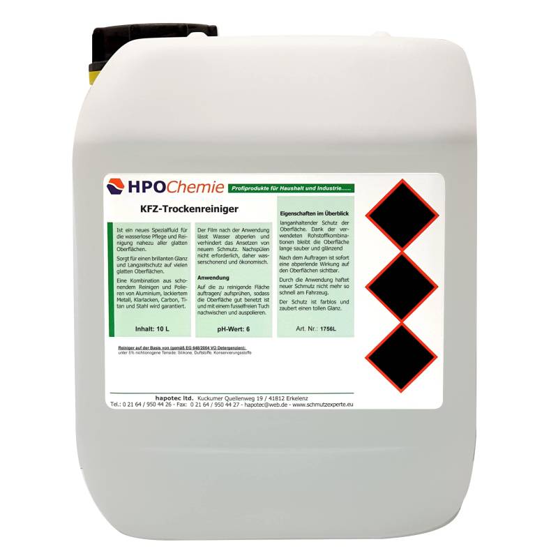 HPOChemie KFZ-Trockenreiniger 10 Liter von HPOChemie