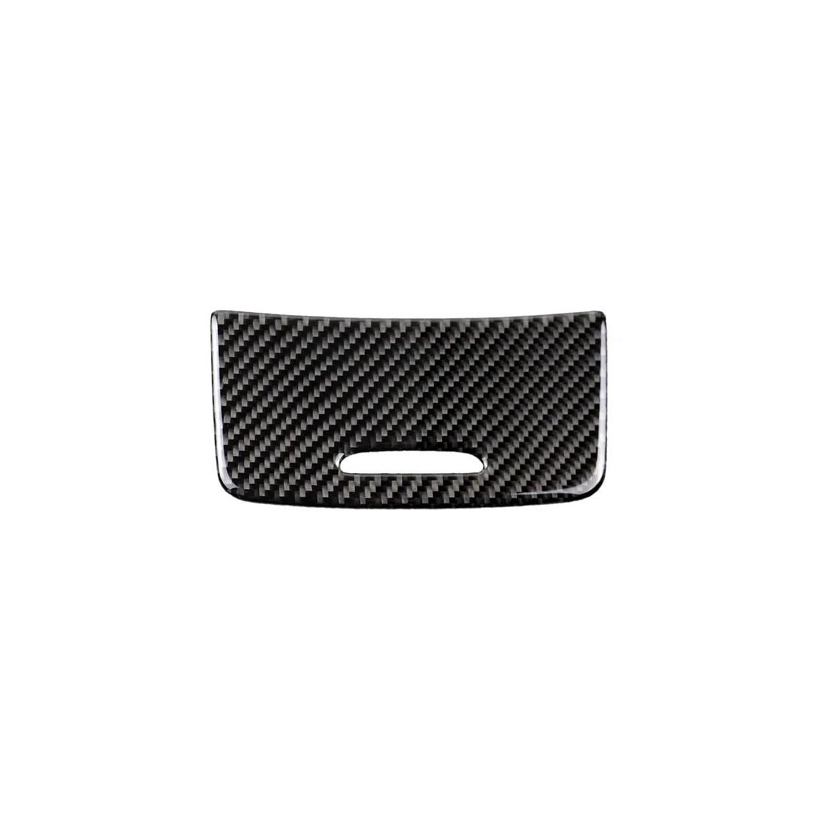 HQGQCEZEK Für Mercedes Für Benz A GLA CLA Klasse W176 X156 C117 2013-2018 Carbon Fiber Center Control Panel Lagerung Box Abdeckung Trim Auto Innenaufkleber(A) von HQGQCEZEK