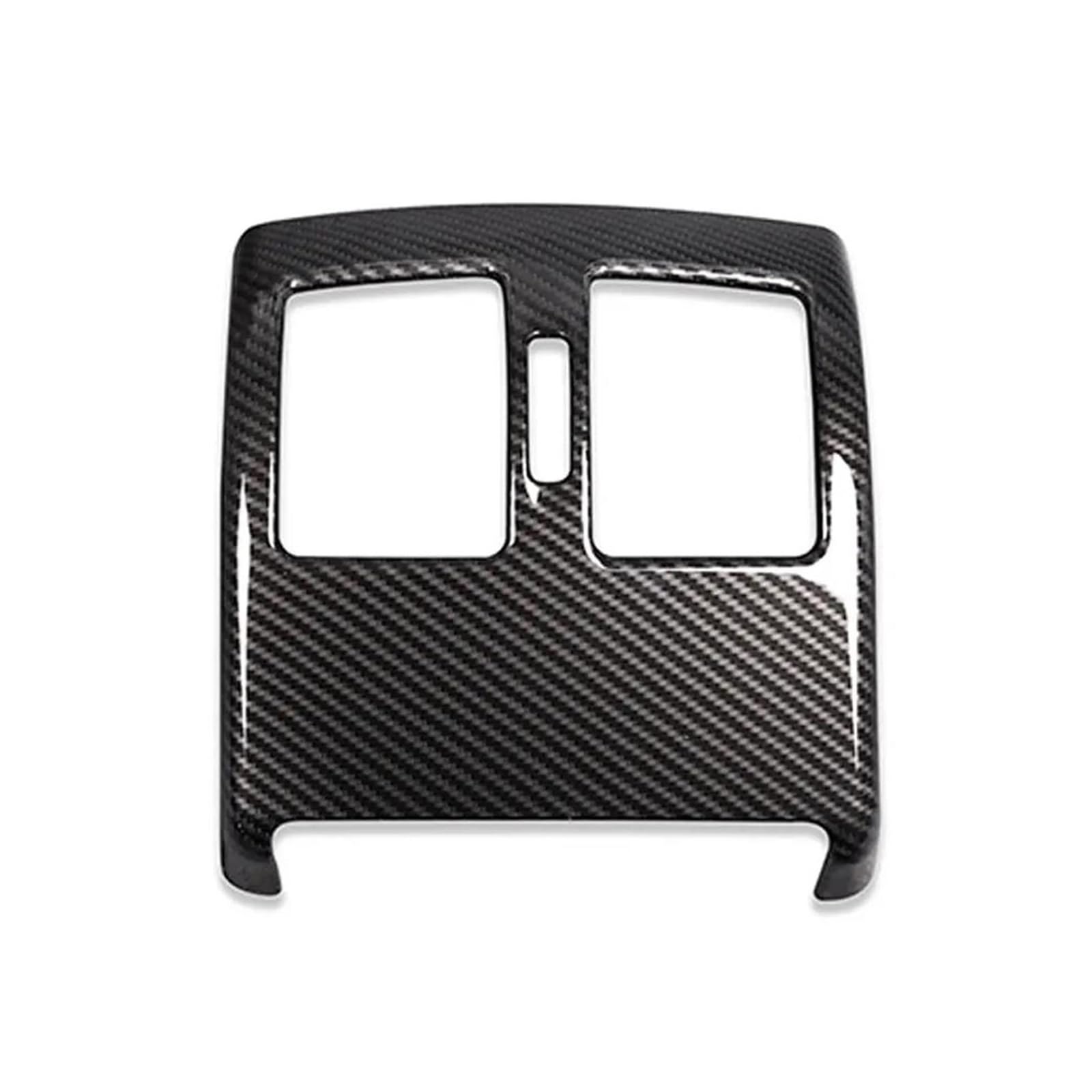 HQGQCEZEK Hinten Klimaanlage Vent Dekorative Rahmen Air Outlet Trim Aufkleber Für Mercedes Für Benz C Klasse W204 2009-2014 Auto Innenaufkleber(Carbon Fiber texture) von HQGQCEZEK