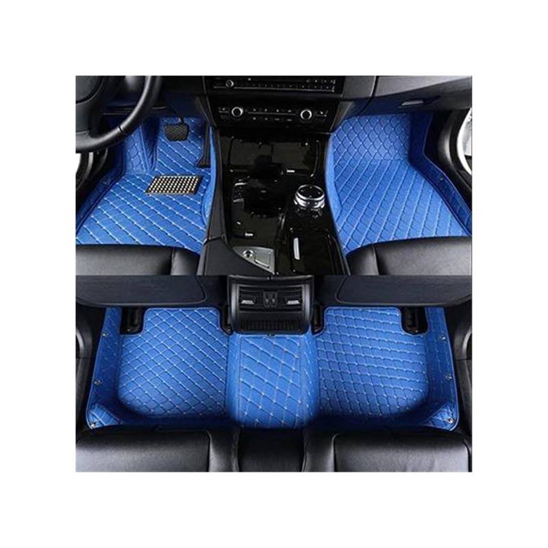 HQGQCEZEK Maßgeschneiderte Auto-Bodenmatte Komplettes Set wasserdichte Fußpolster Liner-Teppich-Pad Für Mercedes Für Benz C W205 2015-2020 W206 2021-2023 Auto-Fußmatten-Teppiche(6,W205 2015-2020) von HQGQCEZEK