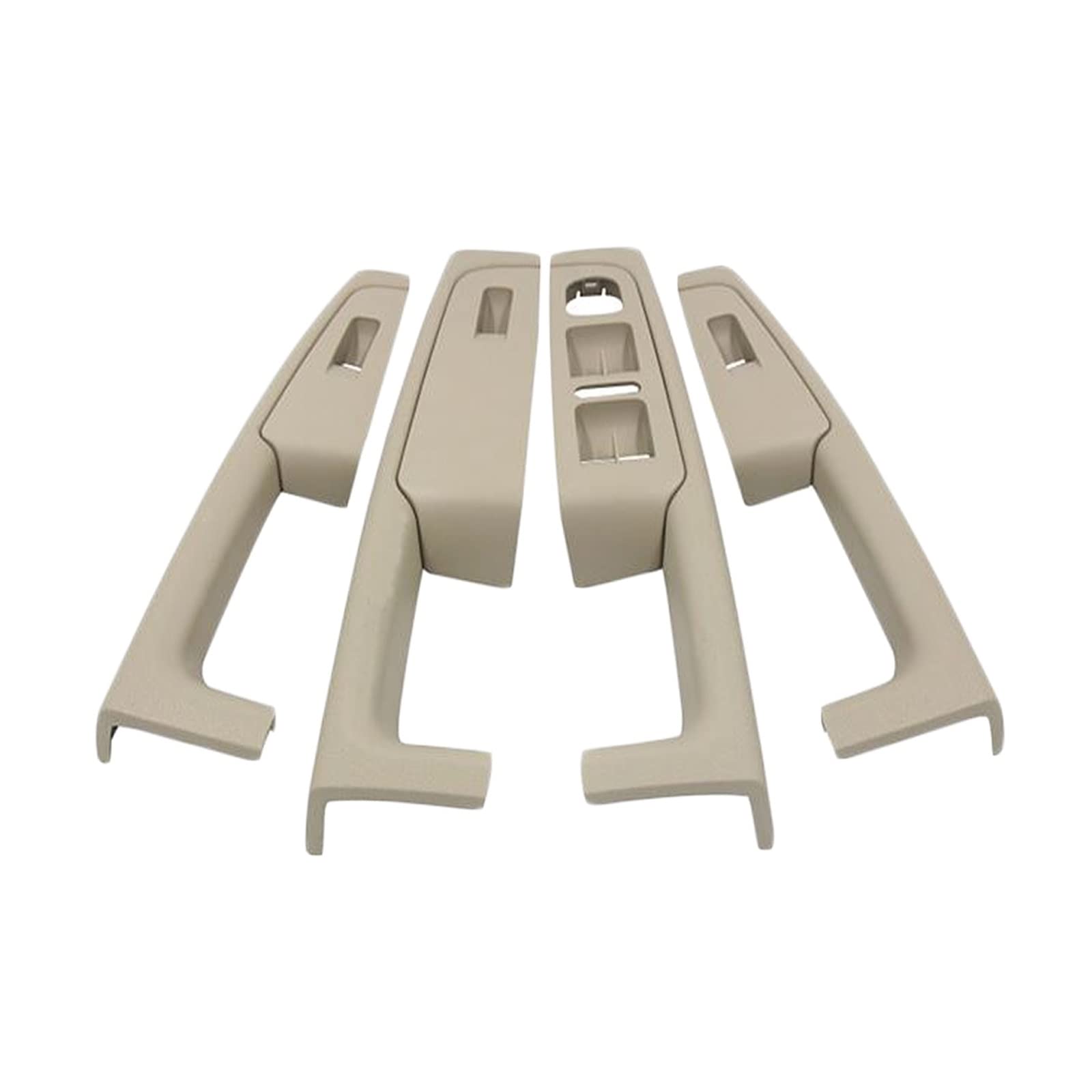 Innentürgriff 4 STÜCKE Beige Grau 1 Satz Innentürgriff Armlehnenrahmen Handschuh Für S&Koda Für Superb 2 2008 2009 2010 2011 2012 2013 Innentür-Zuggriffverkleidung(Beige) von HQGQCEZEK