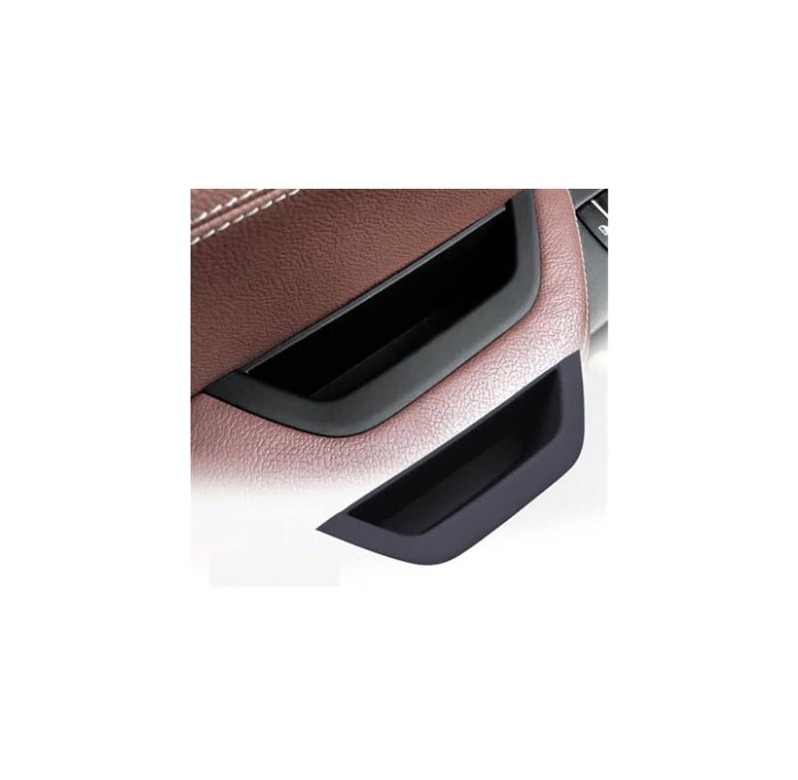 Innentürgriff LHD Beige Schwarz Auto Links Rechts Türinnengriff Innentürverkleidung Griff Pull Trim Cover Für B&MW X3 X4 F25 F26 2010–2017 Innentür-Zuggriffverkleidung(Schwarz,Box) von HQGQCEZEK