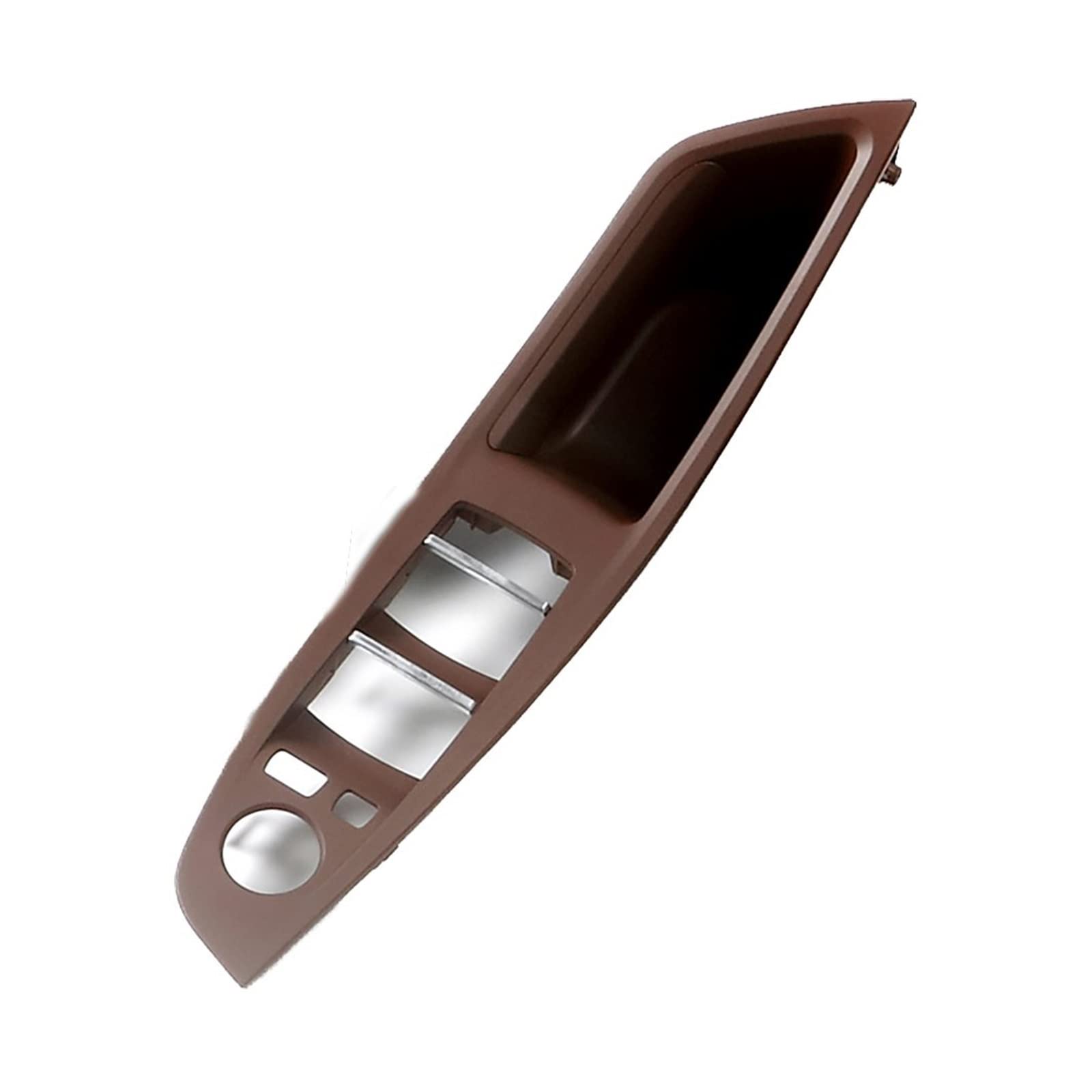 Innentürgriff Linkslenker LHD Für B&MW 5er F10 F11 Grau Beige Schwarz Autoinnenraum Türgriff Panel Pull Trim Cover Innentür-Zuggriffverkleidung(Reddish Brown) von HQGQCEZEK