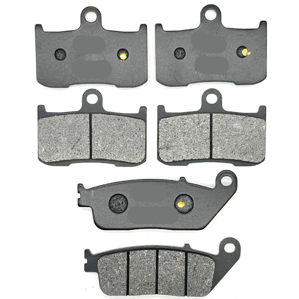 Kompatibel mit 1800 cc 2015 bis 2021 und 1800 cc 2015 bis 2018 Motorrad-Bremsbelägen vorne und hinten(Front Rear Pads) von HREZMJ