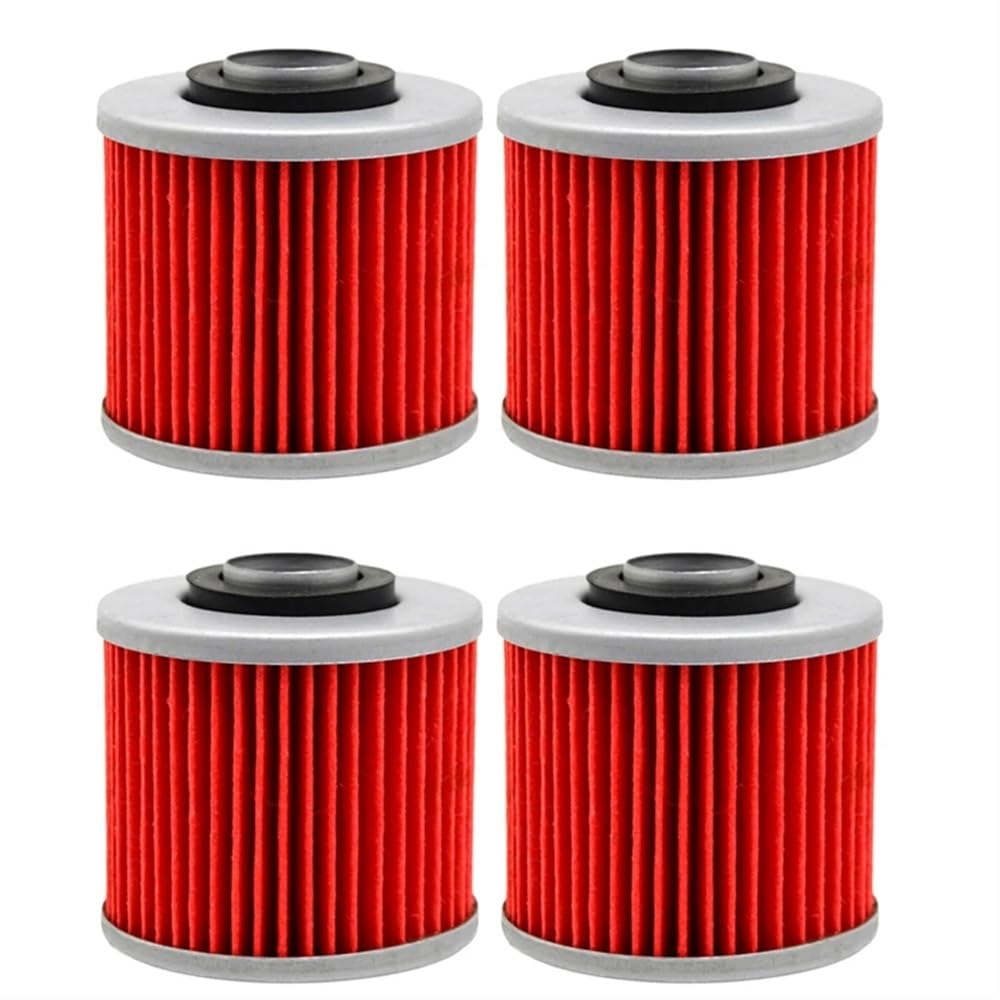 Kompatibel mit 650 660 649 1 2 4 6 Stück Zubehör Motorrad Ölfilter(4 Pieces) von HREZMJ