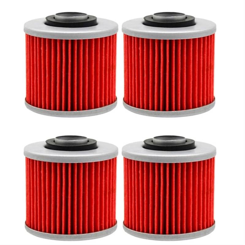 Kompatibel mit 650 660 649 1 2 4 6 Stück Zubehör Motorrad Ölfilter(4 Pieces) von HREZMJ