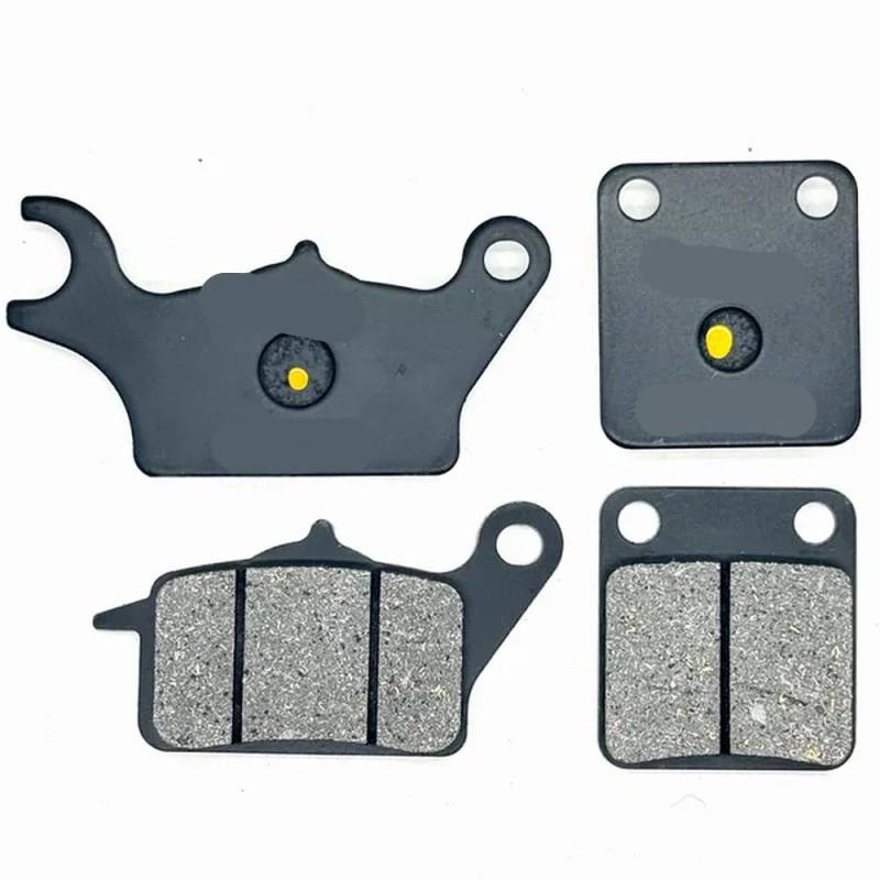 Kompatibel mit BR125 Z125 Pro 2016 bis 2023 BR Z 125 Z125Pro Motorrad-Bremsbeläge vorne und hinten(Front Rear Pads) von HREZMJ