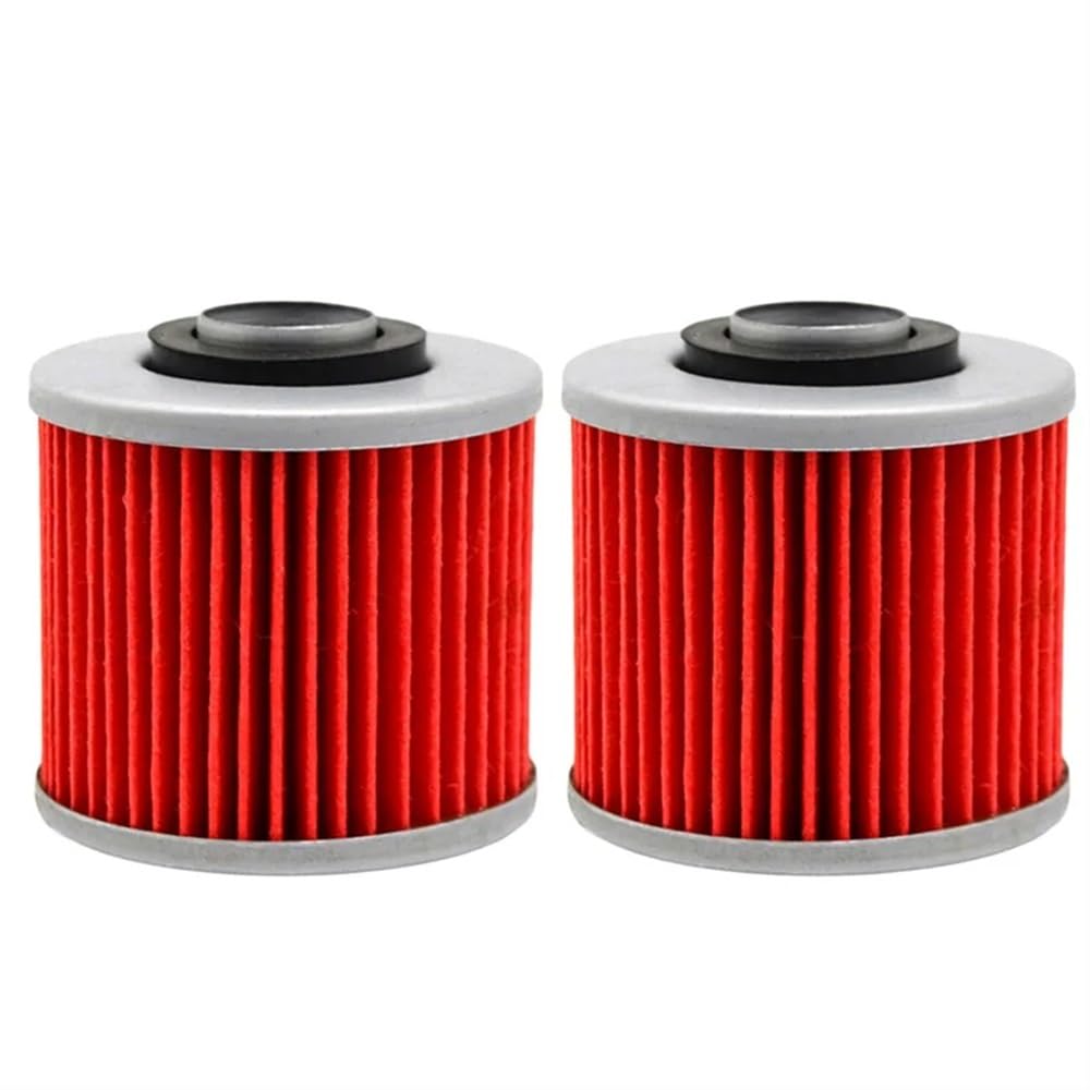 Kompatibel mit BT1100 1063 2002-2006 XV1100 XV125S XV250S YFM700R SE XVS650 Zubehör Motorrad-Ölfilter(2 Pieces) von HREZMJ