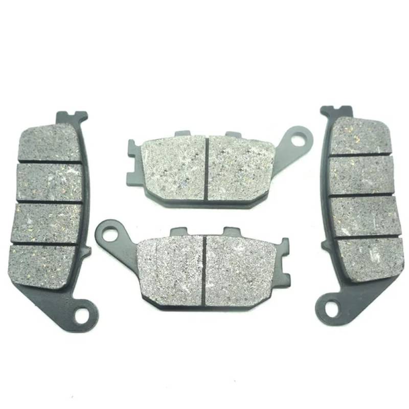 Kompatibel mit CBF600N 2004–2011 CBF600S 2004–2011 CBF600 N S CBF 600N 600S Motorrad-Bremsbeläge vorne und hinten(Front Rear Pads) von HREZMJ