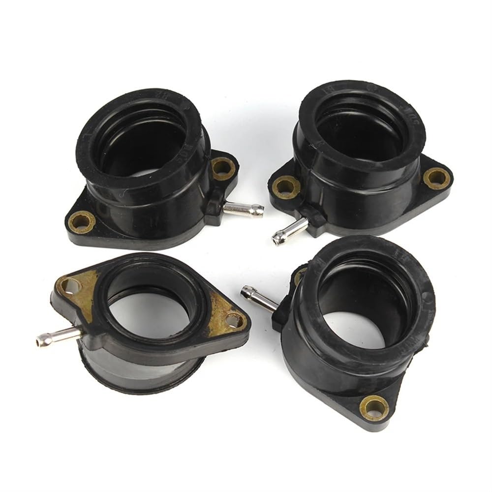 Kompatibel mit FZS600 600 1998 1999 2000 2001 2002 2003 Motorrad-Vergaser-Schnittstelle Ansaugkrümmer-Adapter-Manschetten-Set 5DM-13586-01 von HREZMJ