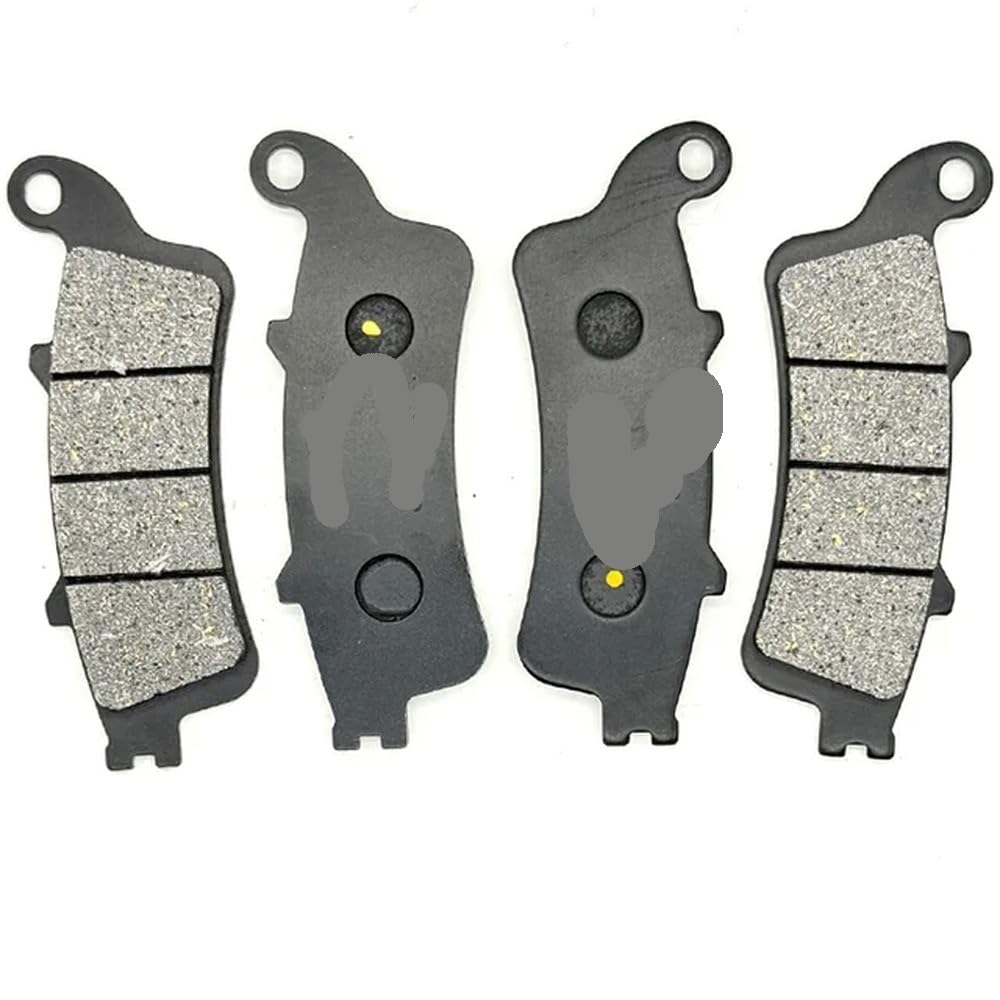 Kompatibel mit GL1800 GL1800A 2001–2017 GL1800B F6B 2011–2017 Motorrad-Bremsbeläge vorne und hinten(2 X Front Brake Pads) von HREZMJ