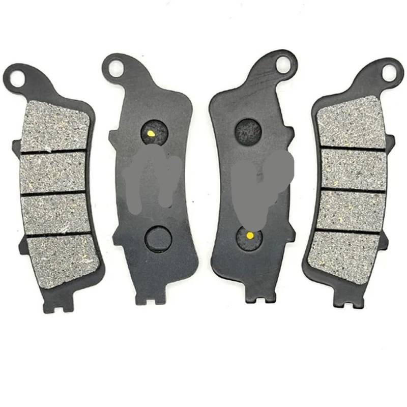 Kompatibel mit GL1800 GL1800A 2001–2017 GL1800B F6B 2011–2017 Motorrad-Bremsbeläge vorne und hinten(2 X Front Brake Pads) von HREZMJ