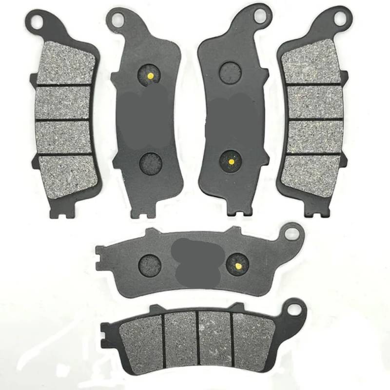 Kompatibel mit GL1800 GL1800A 2001–2017 GL1800B F6B 2011–2017 Motorrad-Bremsbeläge vorne und hinten(Front Rear Pads) von HREZMJ