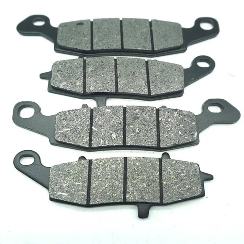 Kompatibel mit GSX600F 600 1998–2006 GSX750F 750 1998–2006 GSX 600F 750F Motorrad-Bremsbeläge vorne und hinten(2 X Front Brake Pads) von HREZMJ