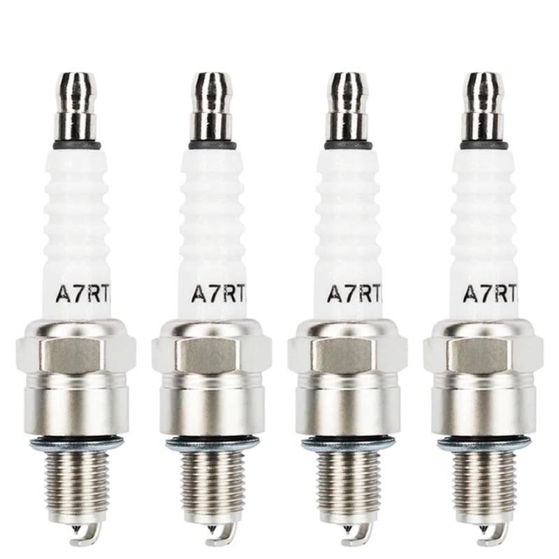 Kompatibel mit Motorrad-Automobilmodellen A7RTC A7RTI LR8A C2H C5HSA C6HSA C7HSA C8HSA CR4HSA CR5HSA CR6HSA Zündfunke(4pcs Iridium) von HREZMJ