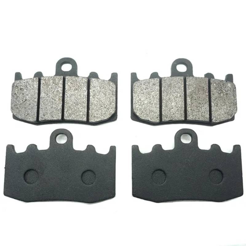 Kompatibel mit R1200GS 2004 bis 2012 R 1200GS Motorrad-Bremsbelägen vorne und hinten(2 X Front Brake Pads) von HREZMJ