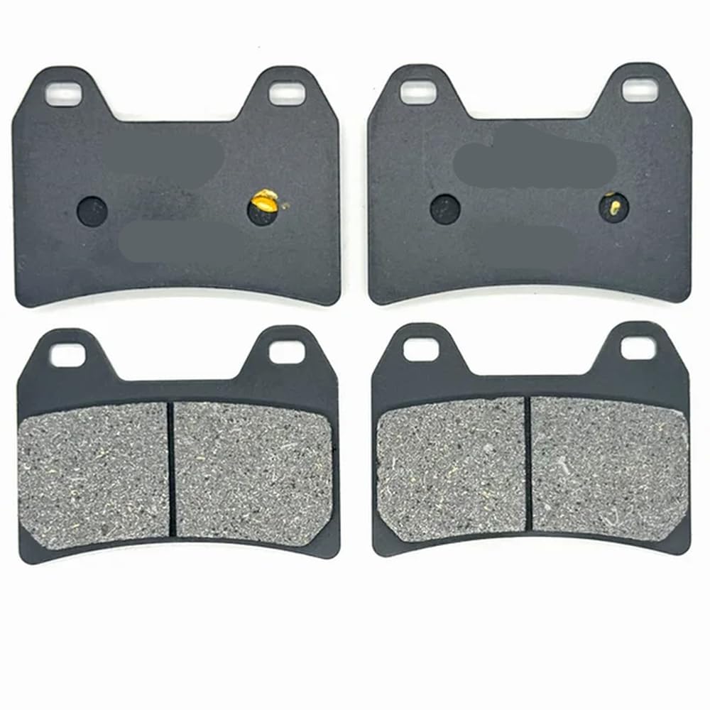 Kompatibel mit RSV1000 1997–2001 SP 00 2003–2005 R ABS 04 RSV 1000 Motorrad-Bremsbeläge vorne und hinten(2 X Front Brake Pads) von HREZMJ