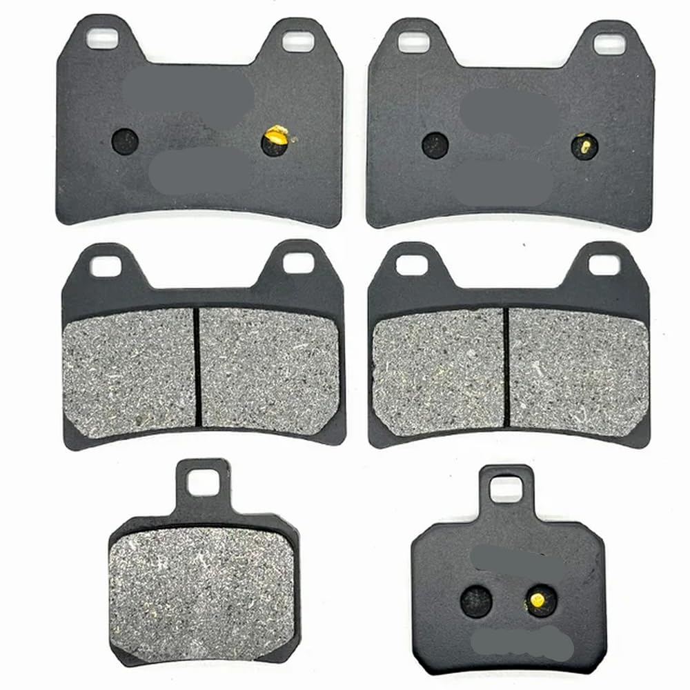 Kompatibel mit RSV1000 1997–2001 SP 00 2003–2005 R ABS 04 RSV 1000 Motorrad-Bremsbeläge vorne und hinten(Front Rear Pads) von HREZMJ