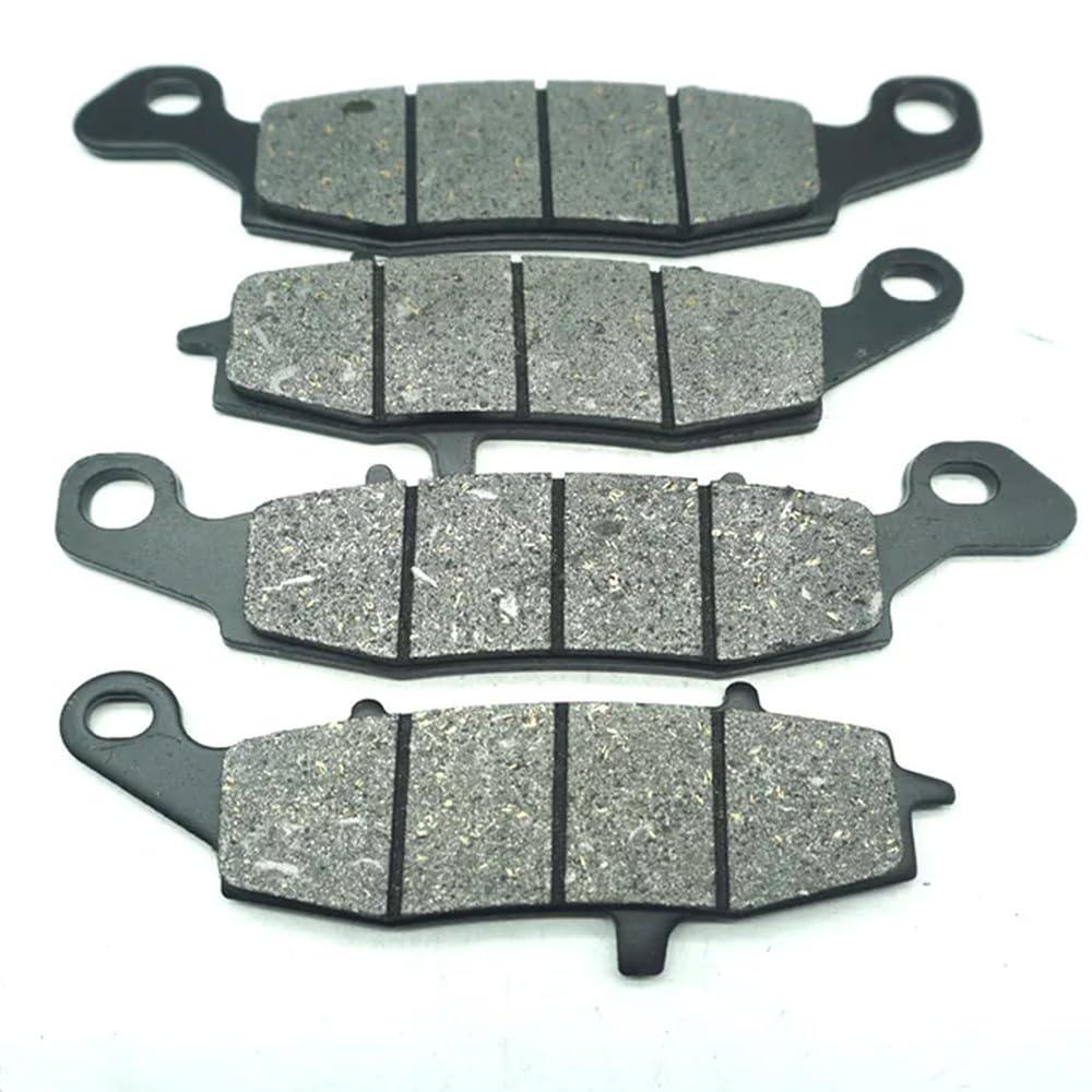 Kompatibel mit SFV400A 400 ABS 2010–2018 SFV 400A SFV400 A Motorrad-Bremsbeläge vorne und hinten(2 X Front Brake Pads) von HREZMJ