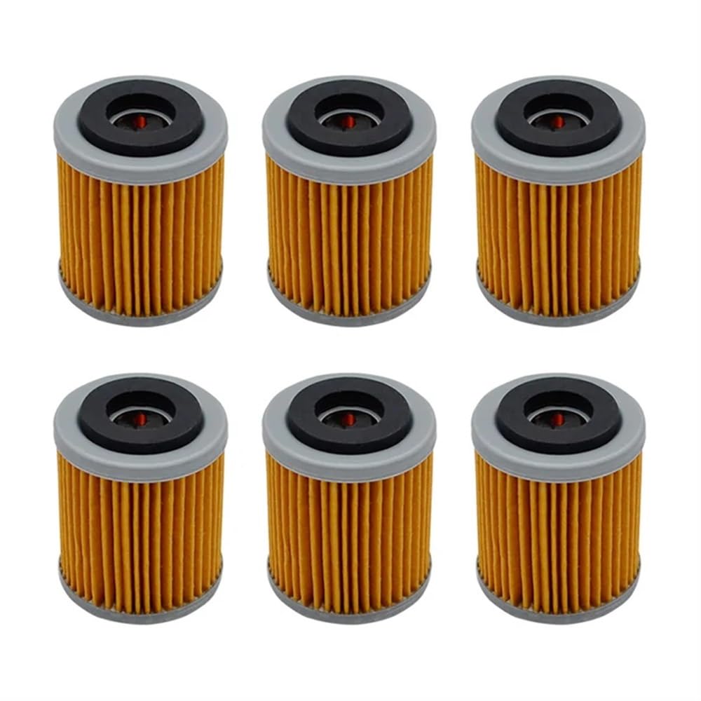 Kompatibel mit YFM350R YFM350X YFM400 350 350 2008-2013 1987-2004 6-teiliger Ölfilter(6pcs) von HREZMJ