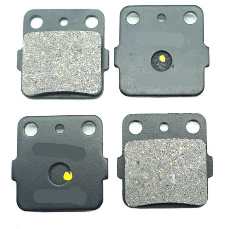 Kompatibel mit YFM660R 2001–2005 YFM660RSE SE 2005 YFM 660R ATV Motorrad vorne und hinten Bremsbeläge(2 X Front Brake Pads) von HREZMJ