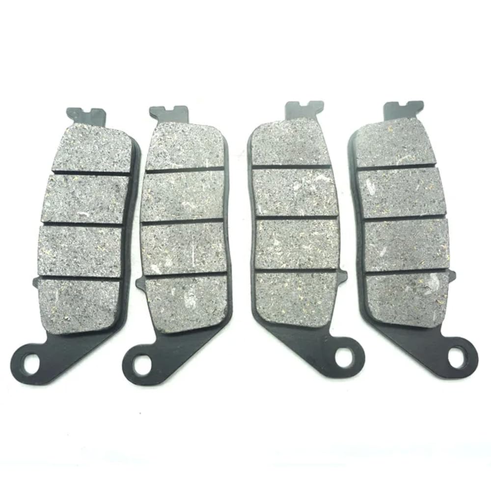 Kompatibel mit ZR750 Z750 2007 2008 2009 2010 ZR Z 750 Motorrad-Bremsbeläge vorne und hinten(2 X Front Brake Pads) von HREZMJ